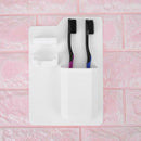 Toothbrush Rack Holder Container Waterproof Silicone Bathroom Organizer Wal
