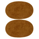 2 Pairs Fabric Sew on Oval Elbow Knee Patch DIY Repair Mend Sewing Applique