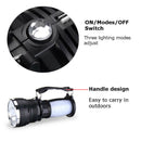 Solar Power Rechargeable Battery Camping Tent Light Lantern LED Flashlight