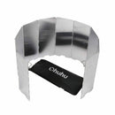 10 plate Outdoor Camping Cook Picnic Stove BBQ Burner Windshield Screen N EYY
