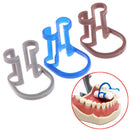 10X Cotton Roll Clips Disposable Plastic Clip Dental Dentist Clinic Holder ME