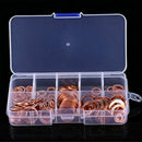 200x Engine Oil Drain Plug Copper Crush Washer Seal O-Ring Gasket 9Sizes B FAJ