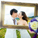 Paper Photo frame Booth Props for Wedding Birthday Family Reunion Party Pho K1Z5