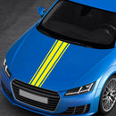 2pcs Long Stripe Car Styling Hood Bonnet Stickers Vinyl Decals Decoration