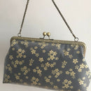25cm Embossing Square Metal Purse Frame Handle for Clutch Bag Accessories A