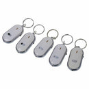 Key finder wireless key finder track keys LED light pipes Keychain 5 pcs Wh K5U8