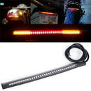 48 SMD LED Motorcycle Motorbike Tail Brakes Stop Turn Signal Strips Light JR