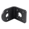 Black Metal L Shaped Mounting Bracket Holder for 25mm Gear Motor E4D6