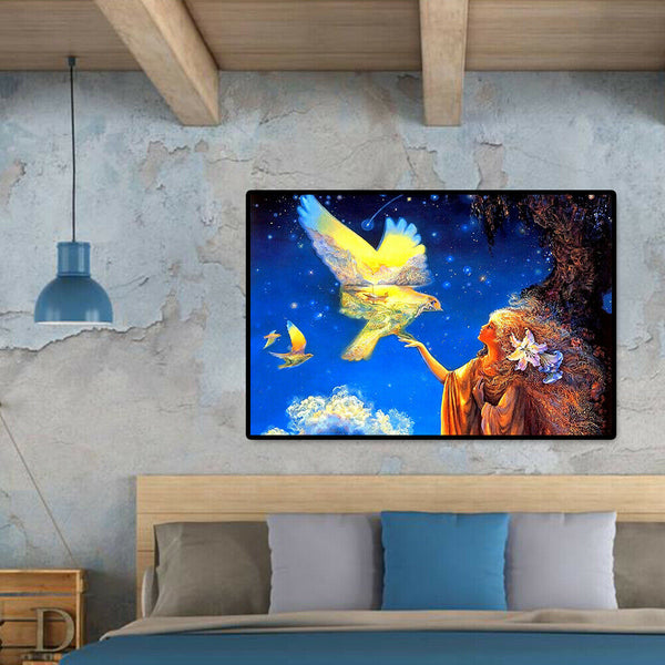 1000pcs DIY Girl and Pigeon Jigsaw Puzzle Children Adults Picture Toys Gift