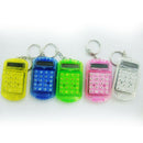 Pocket Plastic 8 Digits LCD Display Mini Calculator Keyring Keychain Chi XDR
