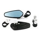Motorcycle Adjustable Motorcycle Side View Mirrors CNC Aluminum Universal Fit