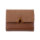 Matte Leather Small Women Wallet Mini Womens Wallets And Purses Short Femal B8K3