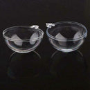 12pcs bonbonniere Ball Transparent Plastic Candy Box for Anniversary Weddin T7W2