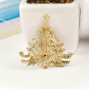 Christmas Tree Brooch Rhinestone Badges Jacket Backpack Decor Festival Gift