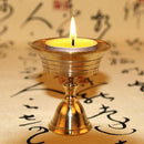 Handmade Ghee Lamp Holder Buddhism Oil Lamp Candle Holder Decor Dia 56mm