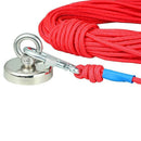Fishing Magnet Rope 20 Meters, Nylon Rope Braided Rope Heavy Rope With Safe