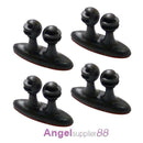 8 X Car Wire Cord Clip Cable Holder Tie Fixer Organizer Drop Adhesive Clamp New