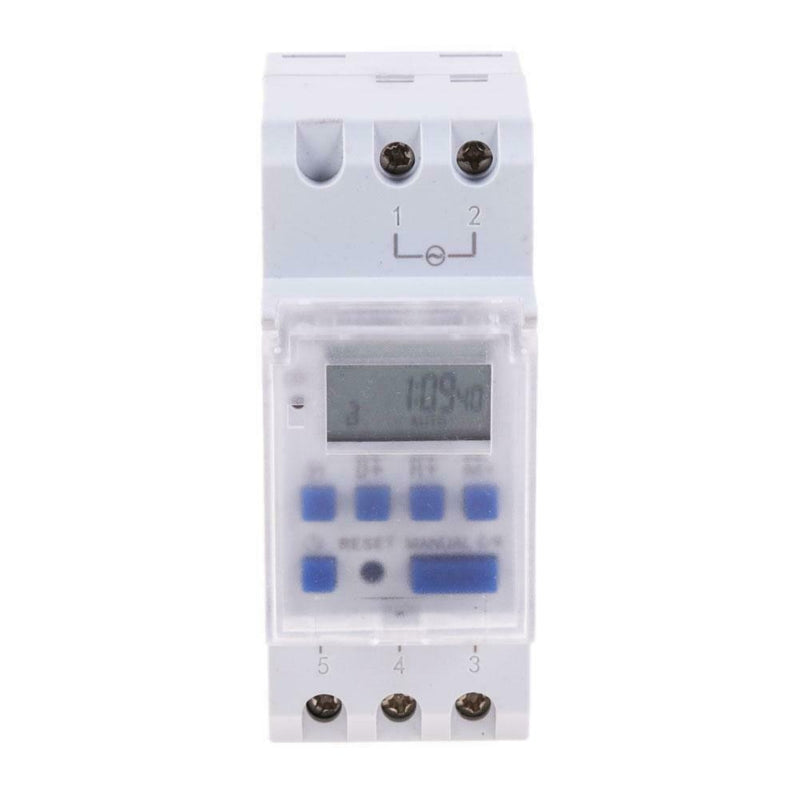 220VAC 16A Din Rail Digital Programmable Timer Switch Relay Timer Control