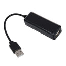 USB 2.0 4 Ports High Super Speed Hub On Off Switch LED for PC Laptop Black