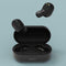 A6S Bluetooth TWS Earphones Stereo Handsfree In-Ear Headset w/ Mic (Black) SN9F