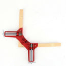 4pcs 75mm Mitre Corner Clamps Picture Frame Holder Woodwork Right Angle Red Q3W2