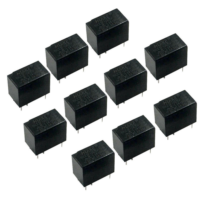 Set of 10Pcs Insulation Resistance Mini Signal Relay HK23F-DC5V-SHG Relay