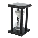 Wooden Hourglass Hourglass Hourglass Decorated Gift (White, 30 min)