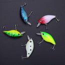 5Pcs 5cm 4.2g Artificial Lifelike Lure Fishing Crankbait Lure Fishing Baits