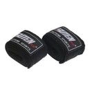2Pcs Cotton Boxing Hand Wraps Bandages Muay Thai MMA Inner Gloves Black