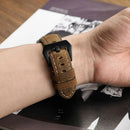 38Mm Leather Band Strap Bracelet for Watch Iwatch Series1/2/3/4 Brown