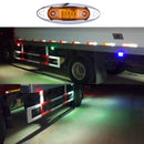 4pcs Waterproof Amber Yellow 3LED Side Marker Lights for Trailer Truck Boat 12V