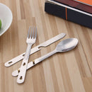 Portable Combination Cutlery Three Sets Of Cutlery Spoons Multifunctional C