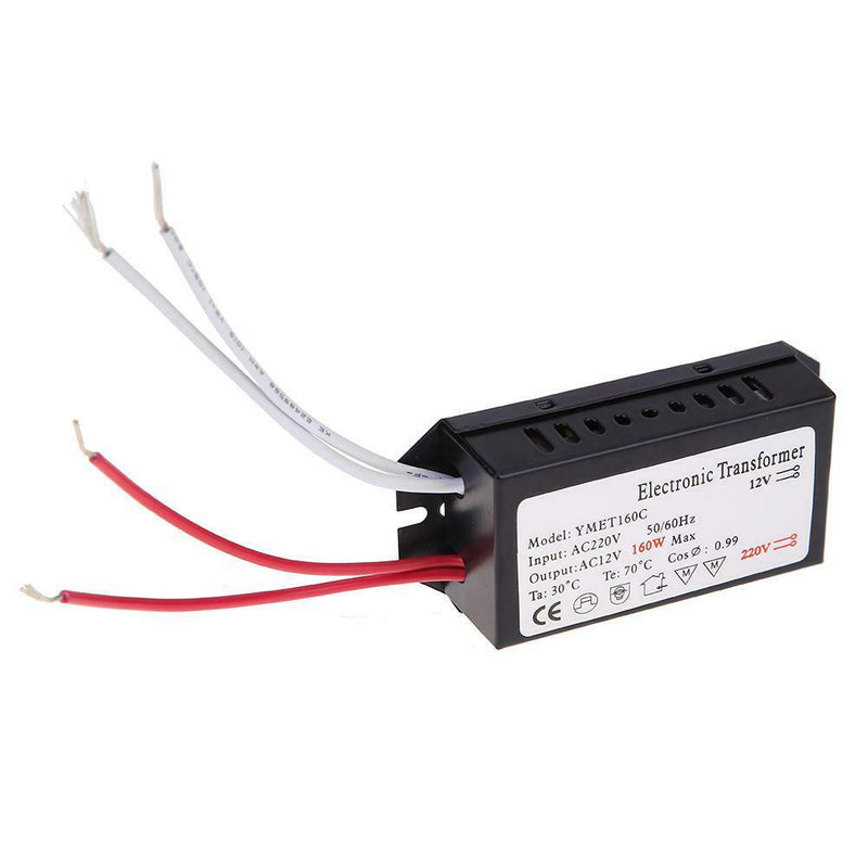 220V to 12V Crystal Quartz Halogen Lamp Electronic Transformer Power Supply A