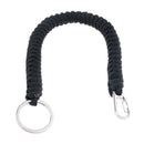 5Pcs Paracord Keychain Carabiner Hook Braiding Lanyard Utility Survival Kit