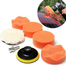 7pcs/set Polishing Waxing Buffing Pad Sponge Kit Set for Car Polisher Buffer New