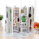 1Pc European Printing Western Table Mat PP Plastic Anti-hot Insulation Pad 3C