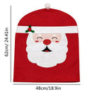 1PC Santa Christmas Table Chair Back Hat Cover Decoration Xmas Decor Sleeve  Hn