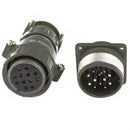 P32K3Q Metal 12Pin Aviation Plug Male Female Connector AC 660V 20A