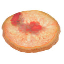 Irregular Agate Quartz Slice Crystal Coaster for Jewelry Making Craft Red