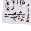 Cute Panda Transparent Silicone Clear Stamps for Scrapbook Album Cards3C