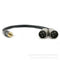 Audio cable 3.5mm Stereo to 2 XLR /mother 3.5mm turn card audio cable