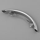 2x Automatic French Hair Barrette Tube Hairpin Ponytail Holder Smooth Clips