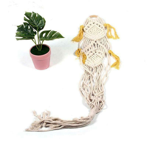 Plant Holder Flower Pot Net Bag Wall Hanging Basket Nordic Home Decoration