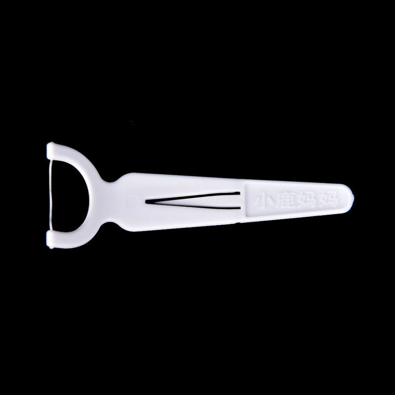30Pcs/box Sticks Health Tooth Clean Picks Dental Floss Flosser Toothpicks B Gn