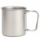 Titanium Folding Water Mugs Drinkware Outdoor Camping Cups No Lid Ultraligh