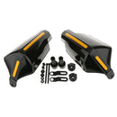1 Pair 7/8" Universal Motorcycle Scooter Hand Guards Handguard Black