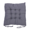 Soft Cotton Seat Cushion Winter Home Office Bar Chair Cushion(Grey)