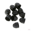 50 x M16 Black Dome Bolt Nut Protection Caps Covers Exposed Hex 10mm Spanner