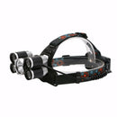 50000Lm 5Head Xm-L T6 Led 18650 Head Light Lamp Headlight Flashlight Torch