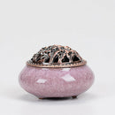 Ceramic Incense Burners Portable Porcelain Censer Buddhism Incense Holder H B8F5